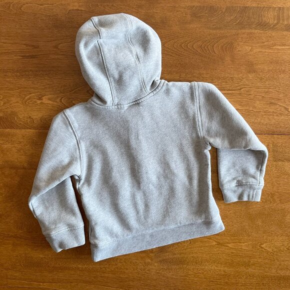 Carhartt gray half-zip logo hoodie 3T - Picture 5 of 9